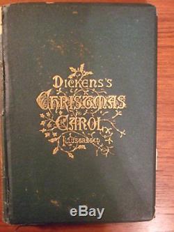 A Christmas Carol By Charles Dickens 1869 Original First American Edition