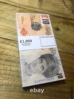 £1000 Of Banksy Di-faced Tenners 100x £10 Ten Pound Banksy Princess Diana Note