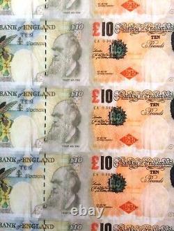 £1000 Of Banksy Di-faced Tenners 100x £10 Ten Pound Banksy Princess Diana Note