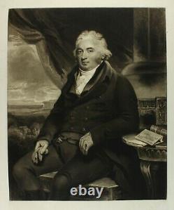 1808 John Mad Jack Fuller rare mezzotint patron of Faraday and J. M. W. Turner