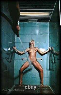 1976 Vintage HELMUT NEWTON Female Nude Woman Aqua Spa Treatment Photo Art 11X14