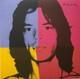 1980s Andy Warhol Signed Limited Edition Lithograph Mick Jagger