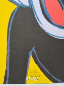 1980s Andy Warhol Signed Limited Edition Lithograph Mickey Mouse