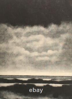 1984 print seascape, signed