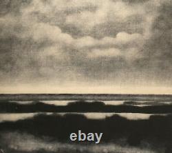 1984 print seascape, signed