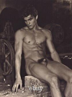 1990s Vintage BRUCE WEBER Male Nude Man Naked Body Model Photo Gravure Art 11X14