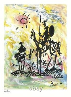 2 Don Quixote Signed/Numbered Ltd Ed Prints Picasso & Salvador Dali (unframed)