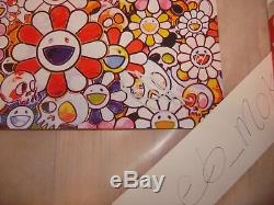2015 Takashi Murakami Complexcon FLOWER HOLLOW Print Signed Edt 180 of 300 27x27