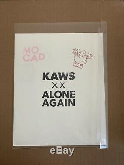 2019 KAWS MOCAD Detroit Museum Screen Print Rare AP Original Signed Blame Game