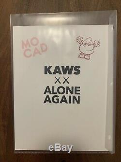 2019 KAWS MOCAD Detroit Museum Screen Print Rare AP Original Signed Blame Game