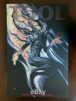 2019 TOOL Band CONCERT TOUR MADRID SPAIN LTD POSTER ADI GRANOV LITHOGRAPH PRINT