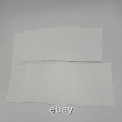 25 Blank Blotter Art sheets WOW blank perforated #80 blotter paper 900 squares