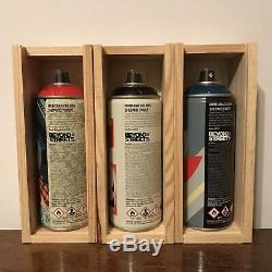 3 Spray Can Set by Obey Giant / Shepard Fairey beyond the streets mr brainwash