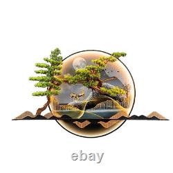 3D Tree LED Wall Art Frame 60120cm Home Decoration