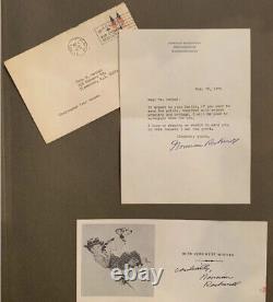 74 Norman Rockwell Hand Signed Weighing In Lot with Provenance PrintBookLetter