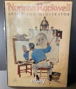 74 Norman Rockwell Hand Signed Weighing In Lot with Provenance PrintBookLetter