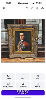 A Large Gilt Framed Picture Of wellington