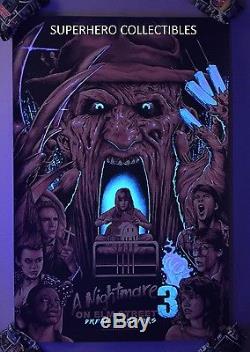 A Nightmare on Elm Street Screen Print Poster #30/40 by Holliday not Mondo