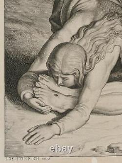 A. PETRAK (1811) according to FÜHRICH (1800), cross acceptance and weeping of Christ, around 18