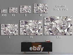 AB1572 Black Grey White Cool Modern Abstract Canvas Wall Art Large Picture Print