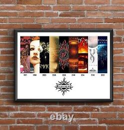 ABBA Discography Multi Album Art Poster Print Great Christmas Gift