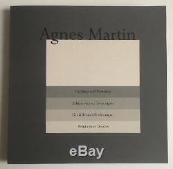 AGNES MARTIN portfolio 10 lithographs 1991 STEDELIJK MUSEUM lewitt judd rothko