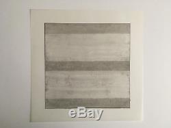 AGNES MARTIN portfolio 10 lithographs 1991 STEDELIJK MUSEUM lewitt judd rothko