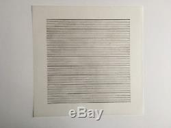 AGNES MARTIN portfolio 10 lithographs 1991 STEDELIJK MUSEUM lewitt judd rothko