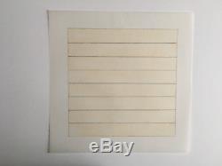 AGNES MARTIN portfolio 10 lithographs 1991 STEDELIJK MUSEUM lewitt judd rothko