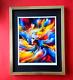 Aidan Flux Hand Signed Authentic Ltded Print Framed Eternity Life Coa