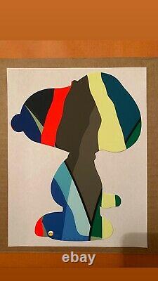 AUTHENTIC 2020 KAWS PRINT SET SIGNED NUMBERED SNOOPY DOLPHIN Edition Of 25 Each