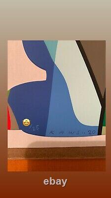 AUTHENTIC 2020 KAWS PRINT SET SIGNED NUMBERED SNOOPY DOLPHIN Edition Of 25 Each
