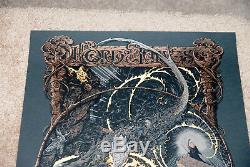 Aaron Horkey Mondo Lord Of The Rings Fellowship VARIANT Print Signed poster NEW