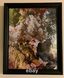 Abstract Oil Paint, 18x22, Limited Edition Painting Print, Framed Art