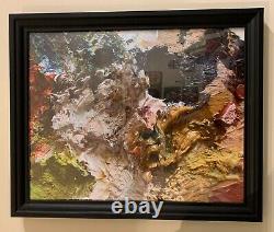 Abstract Oil Paint, 18x22, Limited Edition Painting Print, Framed Art