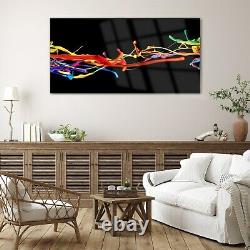Acrylic Glass Print Wall Art Picture 140x70 Decor Abstract Colourful
