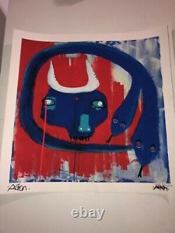 Action Bronson White Bronco Print Signed