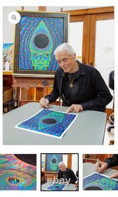 Alex Grey Limited Signed Lucis Embossed Holographic Print SOLD OUT tool