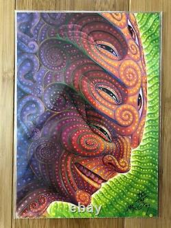 Alex Grey Shpongled Limited Edition Blotter Art Signed / Numbered 45/125 LSD