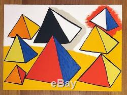 Alexander Calder Original Lithograph Homage to Euclid Signed & Numbered