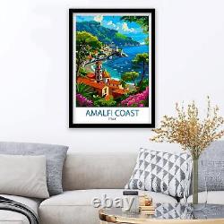 Amalfi Coast Italy Travel Print