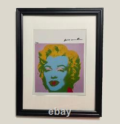 Andy Warhol Hand Signed Original Print With COA and Appraisal Report $5.000