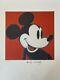 Andy Warhol Mickey Mouse. Signed & Numbered High Quality Lithograph