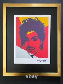 Andy Warhol + Signed 1984 Prince Print Mounted & Framed + Buy It Now