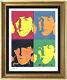 Andy Warhol Signed/hand-numbered Ltd Edtion The Beatles Litho Print (unframed)