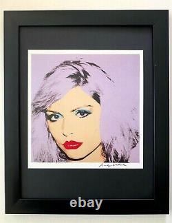 Andy Warhol Vintage 1984 Debbie Harry Print Signed Mounted in 11x14 Board ^