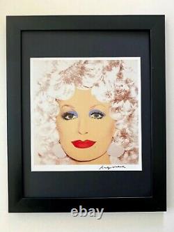 Andy Warhol Vintage 1984 Dolly Parton Print Signed Mounted in a 11x14 Board^