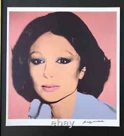Andy Warhol Vintage 1984 Farah Dibah Print Signed Mounted and Framed