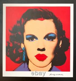 Andy Warhol Vintage 1984 Judy Garland Print Signed Mounted and Framed