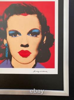 Andy Warhol Vintage 1984 Judy Garland Print Signed Mounted and Framed